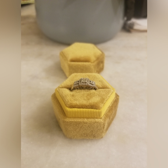 Art Deco diamond engagement ring - Picture 2 of 8